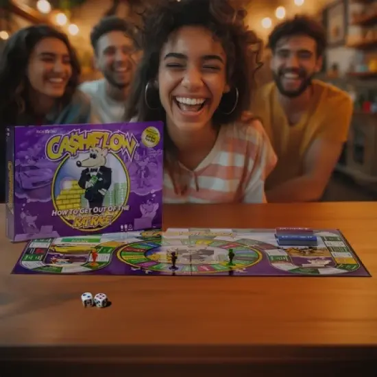 Rich Dad CASHFLOW How To Get Out Of The Rat Race Strategic Investing Educational Board Game for Family Financial Literacy image {4}