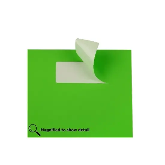 JAM Paper Address Labels 1 1/3" x 4" Neon Green 14 Labels/Sheet 9 Sheets/Pack (359329613) image {3}