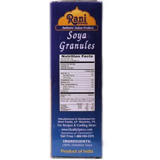 Soya Granules (High Protein) - 7oz (200g) - Rani Brand Authentic Indian Products image {4}