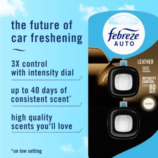 2ct Febreze Auto Leather image {2}