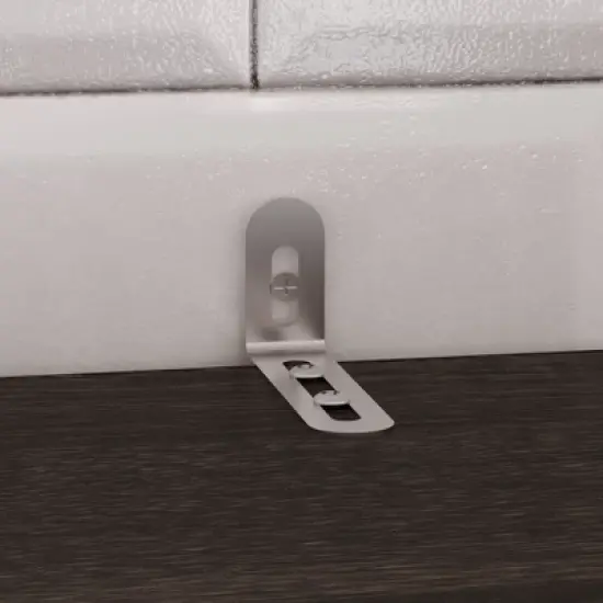 Famapy Dark Multi-Compartment Kitchen Pantry Cabinet,4 Shelf & 3 Glass Doors,Food Storage,Dinning Room image {7}