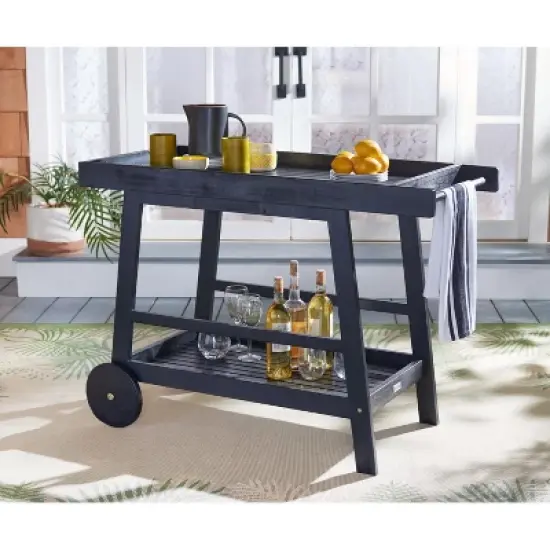 Renzo Indoor/Outdoor Bar Cart  - Safavieh image {1}