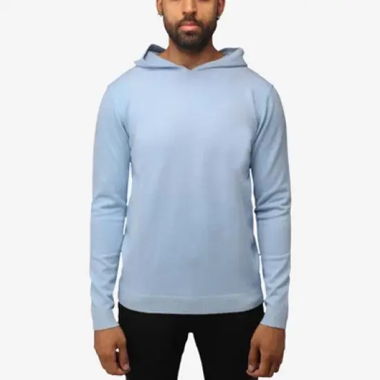 X RAY Men's Hooded Long Sleeve Sweatshirt Solid Casual Pullover Hoodie Sweater image {21}