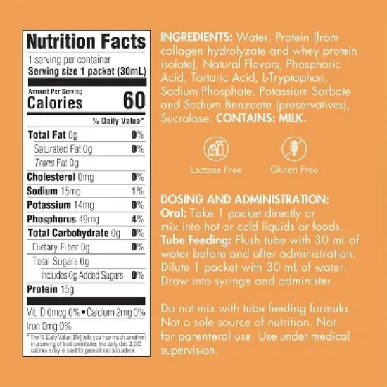 Medtrition Prosource No Carb Liquid Packet Neutral 1 Oxz image {1}