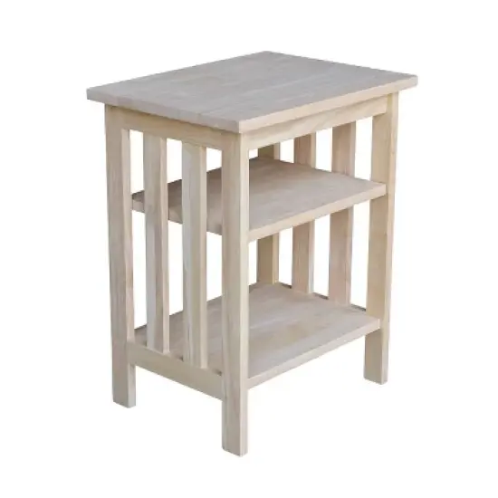 International Concepts Mission Printer Stand Unfinished image {3}