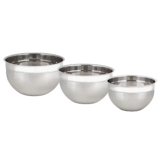 Cuisipro Stainless Steel Mixing Bowl 3 Piece Set image {6}