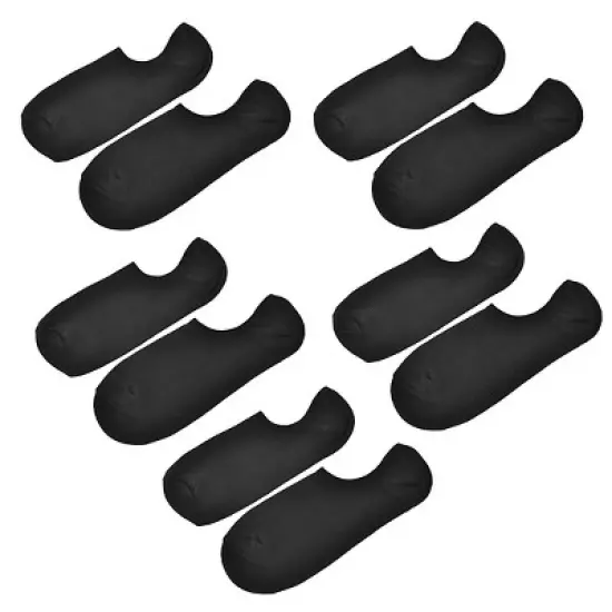 Allegra K Men's Pure Color Short Low Cut Ankle Socks 5 Pairs image {2}