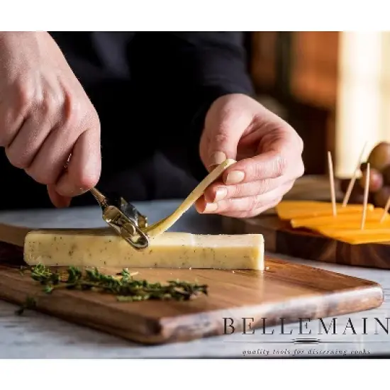 Bellemain Adjustable Thickness Cheese Slicer &ndash; Includes Replacement Stainless Steel Cutting Wire for Precision Slicing image {3}