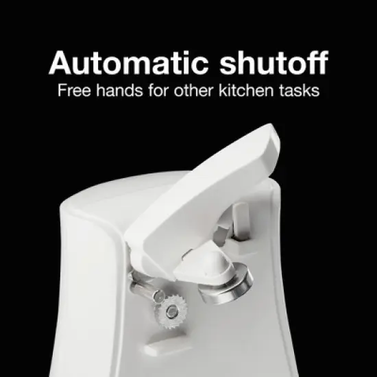Proctor Silex Power Opener Can Opener 75224PS: Electric Freestanding, Plastic, White, 1.5 lbs, 1 Year Warranty image {4}