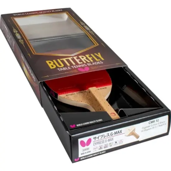 Butterfly Cypress G-Max Pro-Line Racket + Dignics 05 image {7}