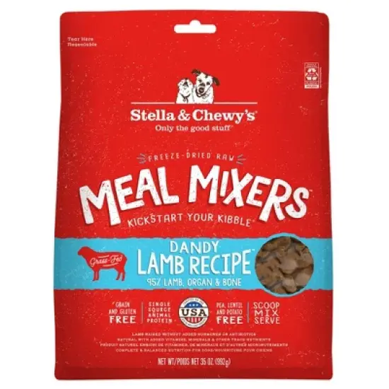 Stella & Chewy's Lamb Flavor Freeze-Dried Mixers Dry Dog Food - 35oz image {5}