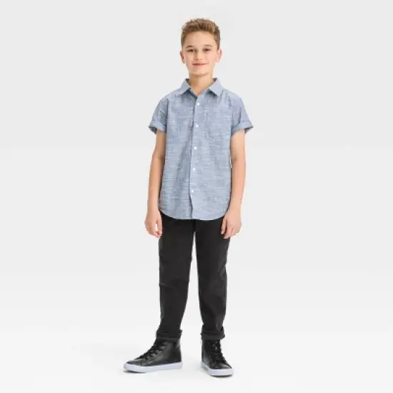 Boys' Super Stretch Relaxed Tapered Pull-On Pants - Cat & Jack&trade; image {2}