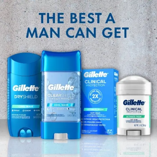 Gillette Clinical Soft Solid Ultimate Fresh Antiperspirant & Deodorant - 2.6oz image {6}