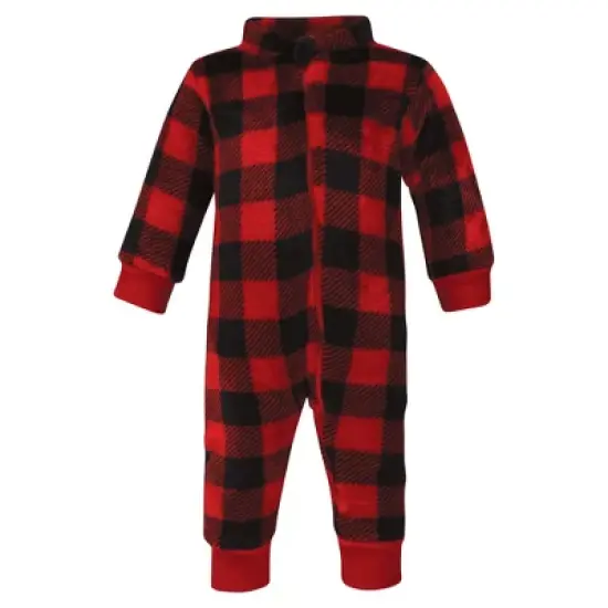 Hudson Baby Unisex Baby Plush Jumpsuits, Christmas Lights image {3}