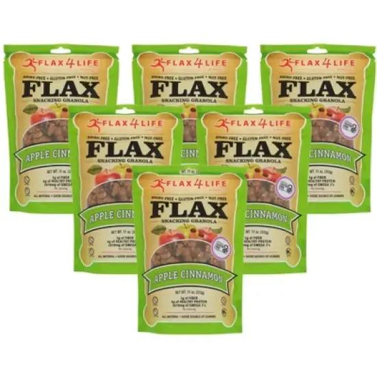 Flax4Life Apple Cinnamon Flax Granola - Case of 6/11 oz image {5}