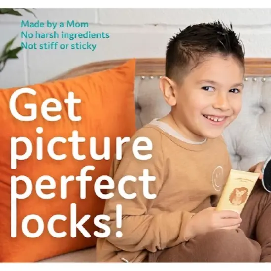 T is for Tame - Hair Taming Gel & Detangling Spray Duo for Kids & Toddlers, All Natural, Alcohol-Free, All Hair Types, 2ct image {6}