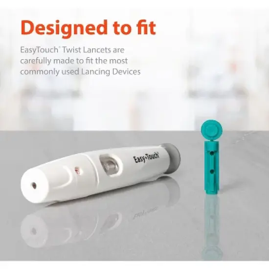 Easy Touch Twist Lancets 33 Gauge, 100 Count image {1}