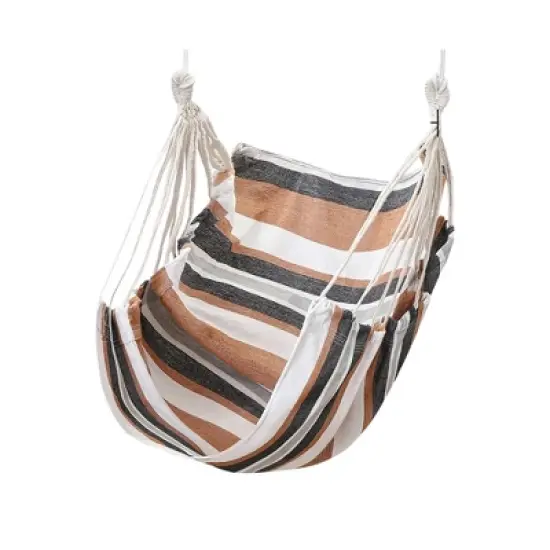 Unique Bargains Durable Stripe Hammock 51.18"x39.37" 1 Pc image {5}