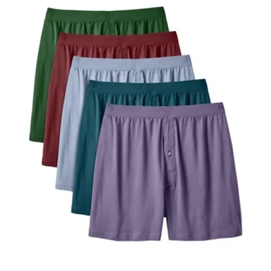 KingSize Men's Big & Tall Cotton Boxers Multipack image {9}
