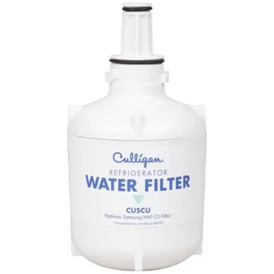 Culligan CUSCU Replacement Samsung (HAF-CU1) Refrigerator Water Filter: Filters Odors, Lead, Chlorine, VOCs, 30-Day Warranty image {1}