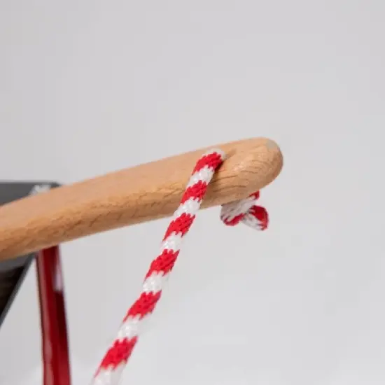 Lehman's Racer Amish Made Old Fashioned Solid Oak Steel Runner Sled image {4}