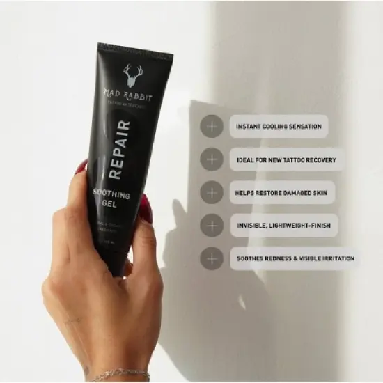 Mad Rabbit Tattoo Repair Soothing Gel-Unscented - 3.4 oz image {3}