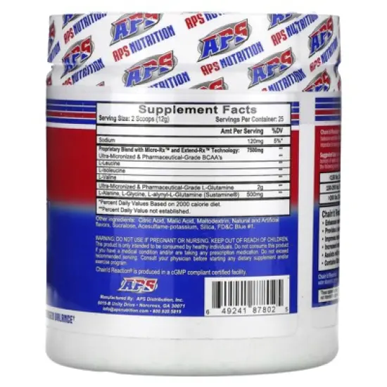 APS Chain'd Reaction, Blue Raspberry, 10.58 oz (300 g) image {1}