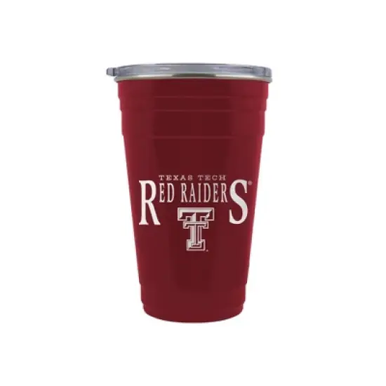 NCAA Texas Tech Red Raiders Tailgater Tumbler - 22oz: Stainless Steel, Acrylic Lid image {2}