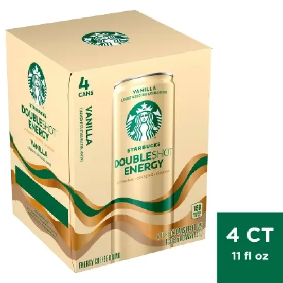 Starbucks Doubleshot Energy Vanilla - 4pk/11 fl oz Cans image {8}