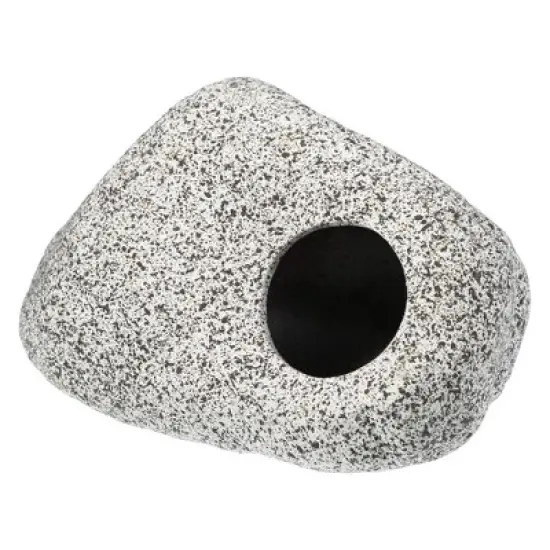 Unique Bargains Ceramic Aquarium Hideaway Rock Cave Fish Tank Decoration Gray 5.28x3.94x3.07 inches image {6}