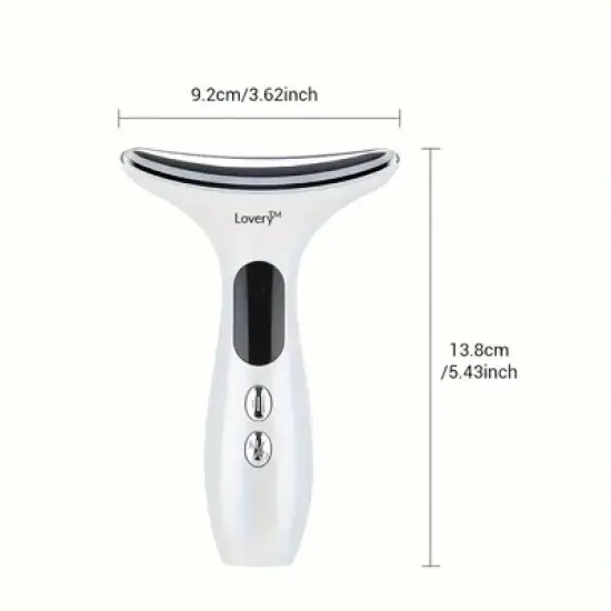 Lovery Light based multifunctional  Face and Neck Beauty Massager wand, Skin care tool image {1}