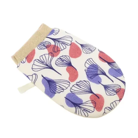 Unique Bargains Double Side Elastic Shower Gloves 8.35"&times;5.31" 1 Pc image {5}