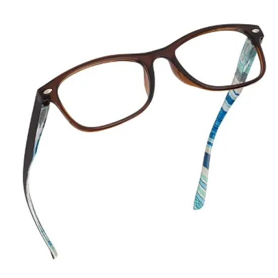 Readerest 2.00 Magnification Blue Light Blocking Computer Eyeglasses With Thin Reflective Lens image {7}