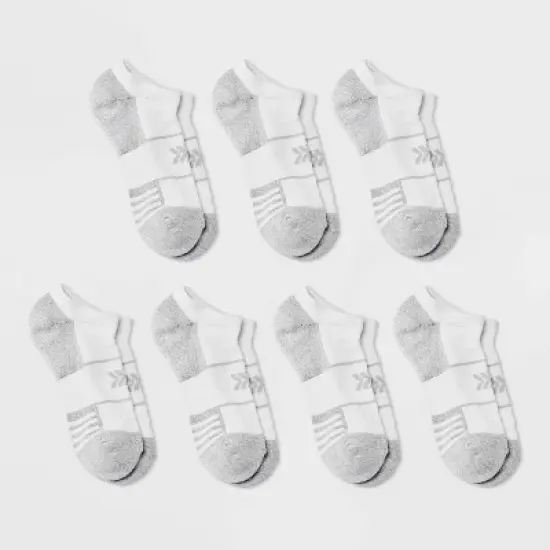 Women's 6+1 Bonus Pack Cushioned Mesh Finish Line No Show Athletic Socks - All in Motion&trade; 4-10 image {3}