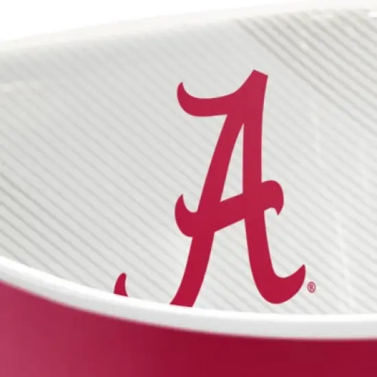 NCAA Alabama Crimson Tide Serving Bowl: Melamine Rounded Square Tableware image {2}