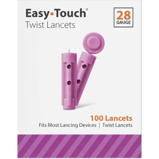 EasyTouch Twist Lancets 28 Gauge, 100 Count image {1}