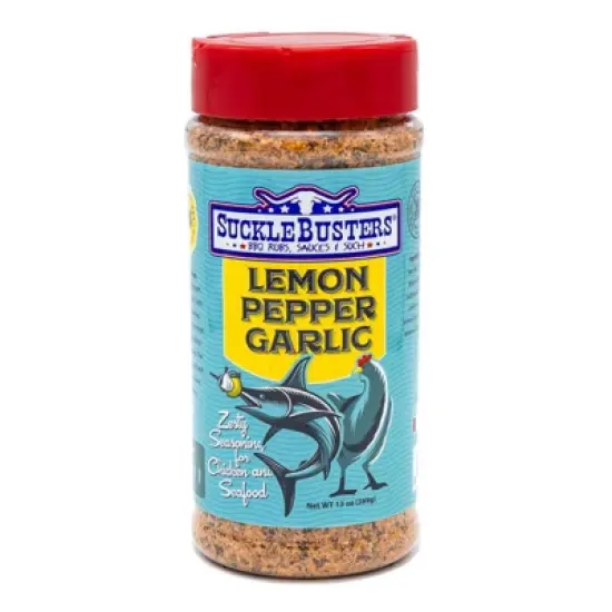 SuckleBusters - Lemon Pepper - Garlic BBQ - Rub - 13 oz image {1}