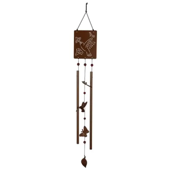 Woodstock Wind Chimes Signature Collection, Victorian Garden Chime, Rusted Steel Wind Chime image {9}