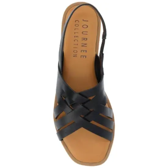 Journee Collection Womens Merrin Tru Comfort Foam Sling Back Flat Sandal image {3}