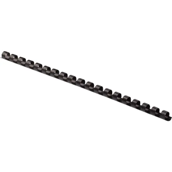 Fellowes Plastic Comb Bindings 5/16" Diameter 40 Sheet Capacity Black 100 Combs/Pack 52507 image {1}