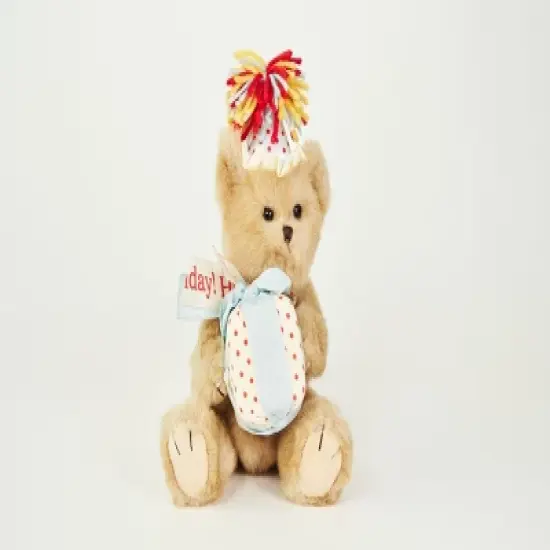 Bearington Happy Birthday Plush Suffed Animal Teddy Bear, 10" image {2}