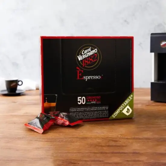 Caffe Vergnano Cremoso Coffee Nespresso Capsule 50ct image {1}