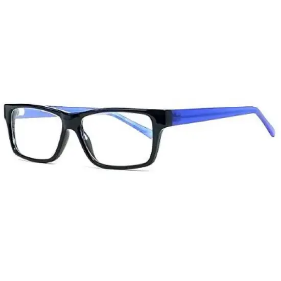Soho 1017 in Black & Crystal Red Designer Eyeglasses :: Custom Left & Right Lens image {7}