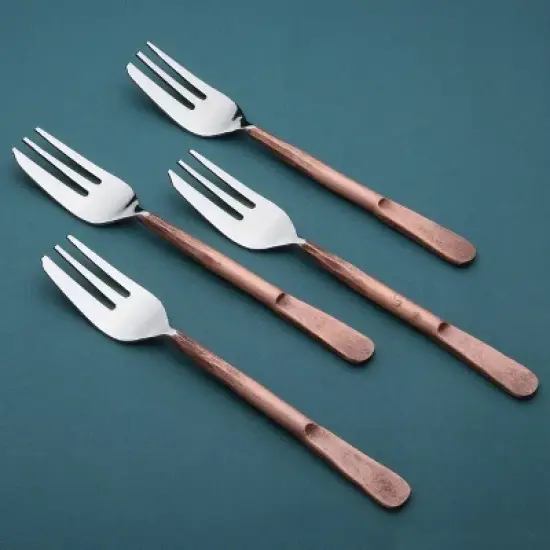 Inox Artisans Celia Pastry Forks 4 Pc. Set image {4}