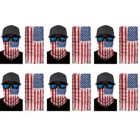 6 Pack Neck Gaiters Versatile for Outdoor Sports Work or Travel image {15}