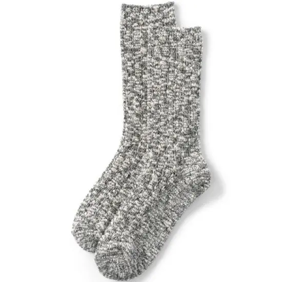 Lands' End Women's Marled Crew Socks image {1}