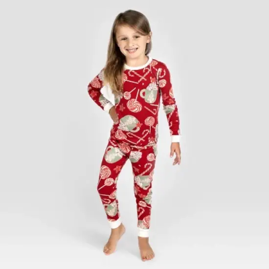 Burt's Bees Baby&reg; Kids' 2pc Christmas Pajama Set image {2}