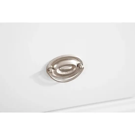 Passion Furniture Summit 5-Drawer White Nightstand (27 in. H x 16 in. W x 24 in. D) image {5}