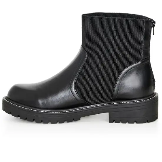 Women's Plus Size WIDE FIT Tammy Ankle Boot - black | EVANS image {2}