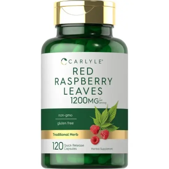 Carlyle Red Raspberry Leaf 1200mg | 120 Capsules image {7}